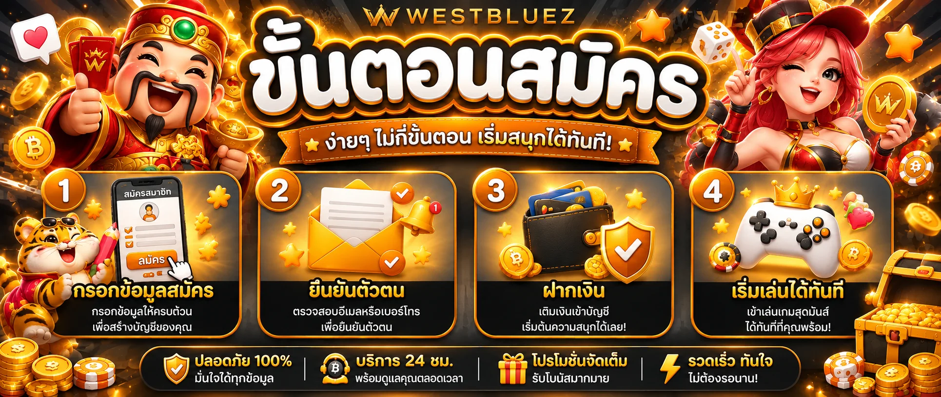 WESTBLUEZ เว็บพนันออนไลน์ เว็บตรง ฝากถอนออโต้